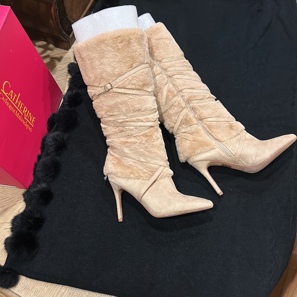 Catherine furlab beige  boots